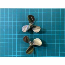 Toslon - X Boat Brass Props 3 Blade Pair