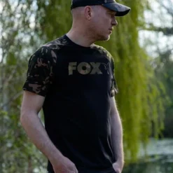 Fox - Black / Camo Raglan T-Shirt 7 Fox - Black / Camo Raglan T-Shirt -Predator shop cfx103 108 black camo raglan t shirt in use 1