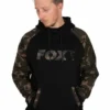 Fox - Black / Camo Raglan Hoodie
