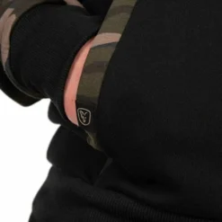 Fox - Black / Camo Raglan Hoodie -Predator shop cfx188 193 fox black camo raglan hoody pocket tab detail
