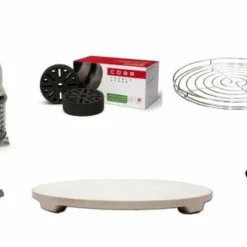 Cobb - PRO Cobb & Carry Bag Bundle - Cobblestones, Utensil Set, Pizza Stone, Roast Rack & Griddle