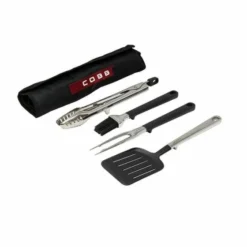 Cobb - Utensil Set - Spatula, Tongs, Fork & Brush