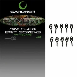 Gardner - Flexi Bait Screws 9 Gardner - Flexi Bait Screws -Predator shop covert mini flexi bait screws on white with packaging copy