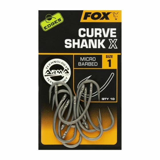 Fox - Edges Curve Shank X Hooks 2 Fox - Edges Curve Shank X Hooks - Image 2