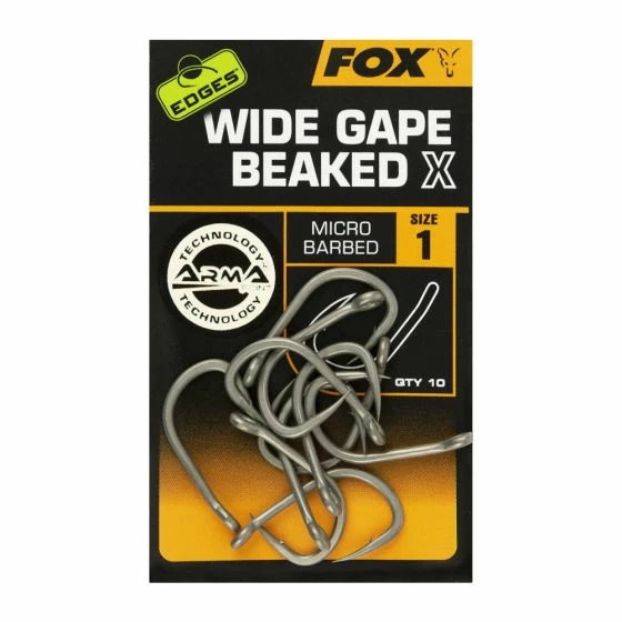 Fox - Edges Wide Gape Beaked X Hooks 3 Fox - Edges Wide Gape Beaked X Hooks - Image 3