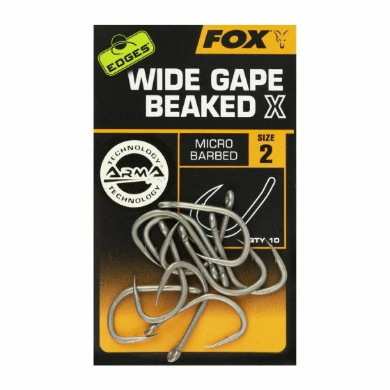 Fox - Edges Wide Gape Beaked X Hooks 2 Fox - Edges Wide Gape Beaked X Hooks - Image 2