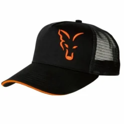 Fox - Black And Orange Trucker Cap