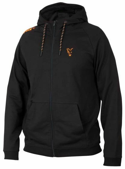 Fox - Collection Black And Orange Lightweight Hoody 1 Fox - Collection Black And Orange Lightweight Hoody