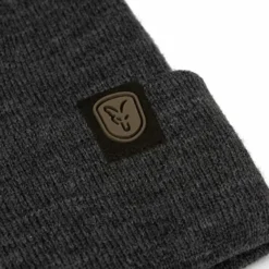 Fox - Beanie -Predator shop fox beanie hat grey logo detail