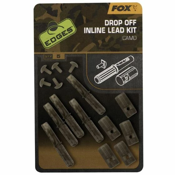 Fox - Edges Camo Inline Lead Drop Off Kits 1 Fox - Edges Camo Inline Lead Drop Off Kits