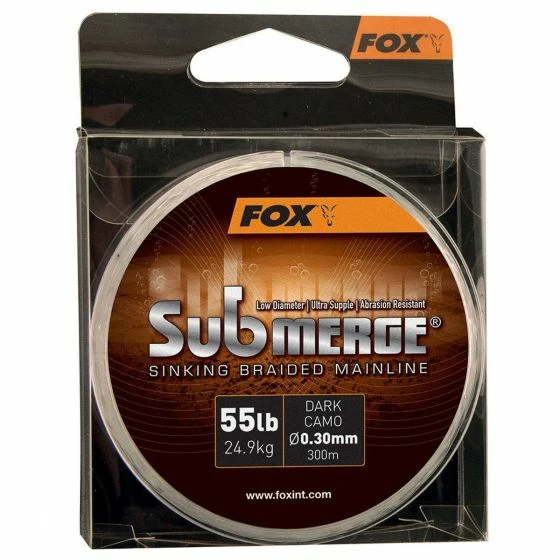 Fox - Submerge Braid Dark Camo 55lb 300m 2 Fox - Submerge Braid Dark Camo 55lb 300m - Image 2