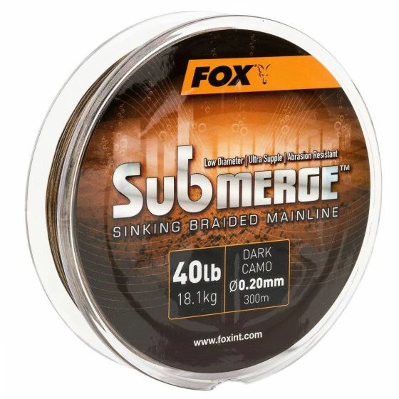 Fox - Submerge Braid Dark Camo 55lb 300m 1 Fox - Submerge Braid Dark Camo 55lb 300m