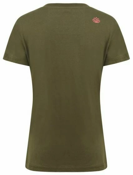 Navitas - Women's Green And Pink Lily T-Shirt 3 Navitas - Women's Green And Pink Lily T-Shirt - Image 3