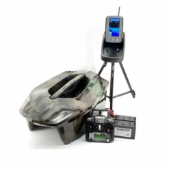 Toslon - X Boat Woodland Camo Ltd Edition With TF740 GPS Autopilot Fishfinder Mapping