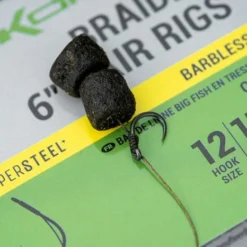 Korum - Big Fish Braided Hair Rigs 6" -Predator shop k0310109 14 big fish braided hair rigs 6 inchls03