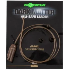 Korda - Dark Matter Leader Heli Safe 30lb -Predator shop korda dark matter leader heli safe 50cm gravel 1