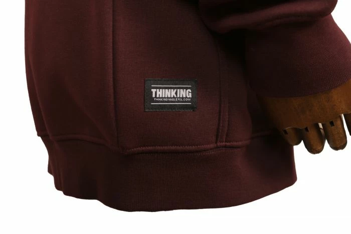Thinking Anglers - Zip Hoody Plum 5 Thinking Anglers - Zip Hoody Plum - Image 5
