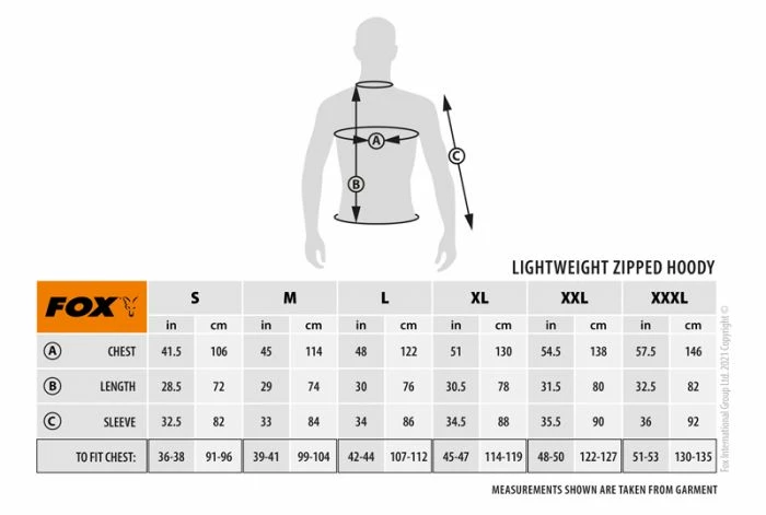 Fox - LW Black/Camo Print - Zip Hoody 3 Fox - LW Black/Camo Print - Zip Hoody - Image 3
