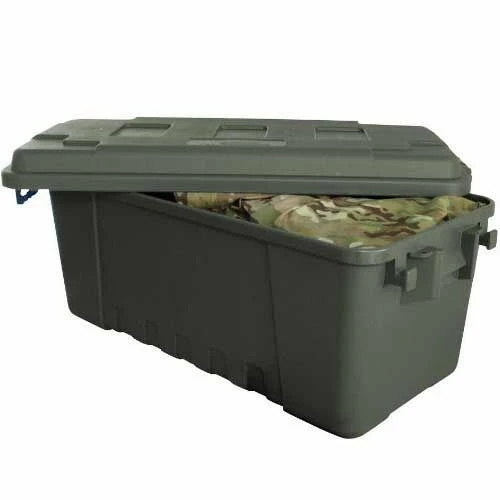 Plano - MEDIUM GREEN PLANO SPORTSMANS STORAGE TRUNK - SINGLE 2 Plano - MEDIUM GREEN PLANO SPORTSMANS STORAGE TRUNK - SINGLE - Image 2