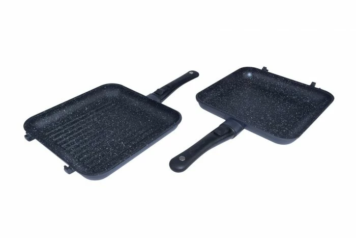 Ridgemonkey - Connect Pan & Griddle Granite Edition - XXL 2 Ridgemonkey - Connect Pan & Griddle Granite Edition - XXL - Image 2
