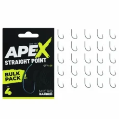 Ridgemonkey - Ape-X Straight Point Barbed - Bulk Pack