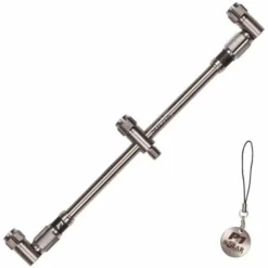 Solar Tackle - P1 Stainless 3 Rod Adjustable Buzz Bar Front