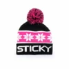 Sticky Baits - Black Bobble Beanie