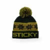 Sticky Baits - Olive Bobble Beanie