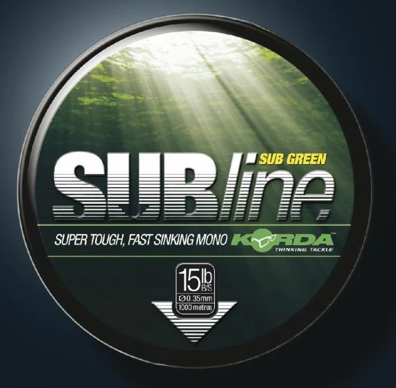 Korda - Subline Green Ultra Tough Sinking Mono 2 Korda - Subline Green Ultra Tough Sinking Mono - Image 2