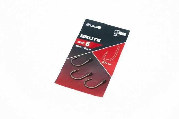 Nash Tackle Nash - Pinpoint Brute Hooks Barbed 2 Nash Tackle Nash - Pinpoint Brute Hooks Barbed - Image 2