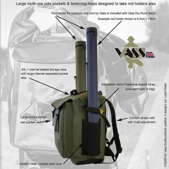VASS - Dry Ruck Sack - Edition 3 - Khaki 10 VASS - Dry Ruck Sack - Edition 3 - Khaki - Image 10