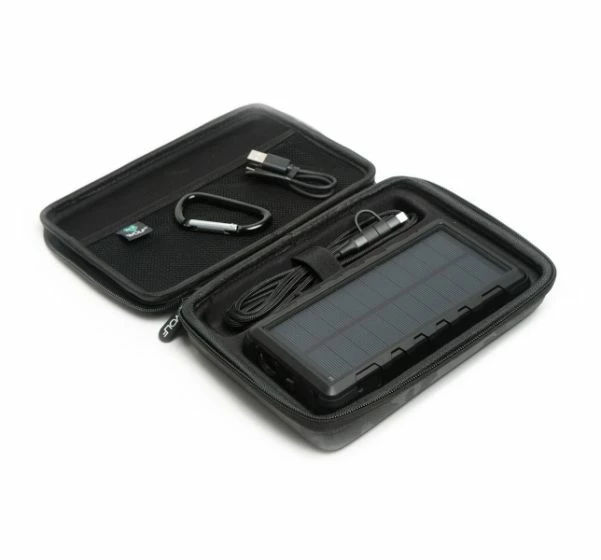 Wolf - Solar Powerbank Inc Eva Case & Charging Cable 2 Wolf - Solar Powerbank Inc Eva Case & Charging Cable - Image 2